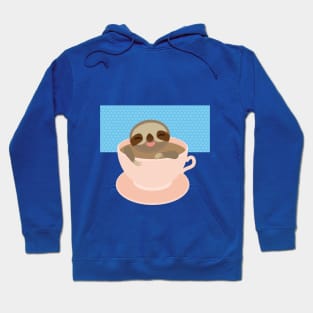 sloffee, coffee cup, sloth Hoodie